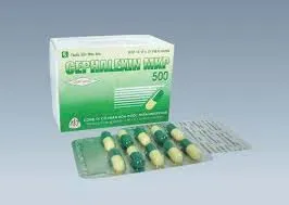 Cefalexin 500mg MKP (H/100v) – Kháng sinh Cephalosporin thế hệ 1 điều trị nhiễm khuẩn hô hấp & tiết niệu hiệu quả